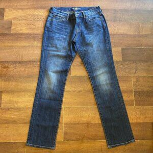 Lucky Brand Sweet N Straight Leg Jeans Womens Blue 4x27 Stretch Denim